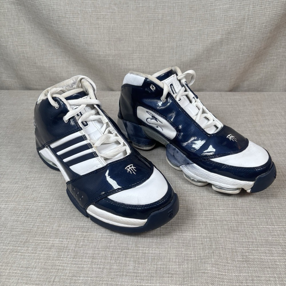 Adidas T‑Mac 1 All Star Women's 8.5 Blue White Basketball Shoes‎ 674625 Retro